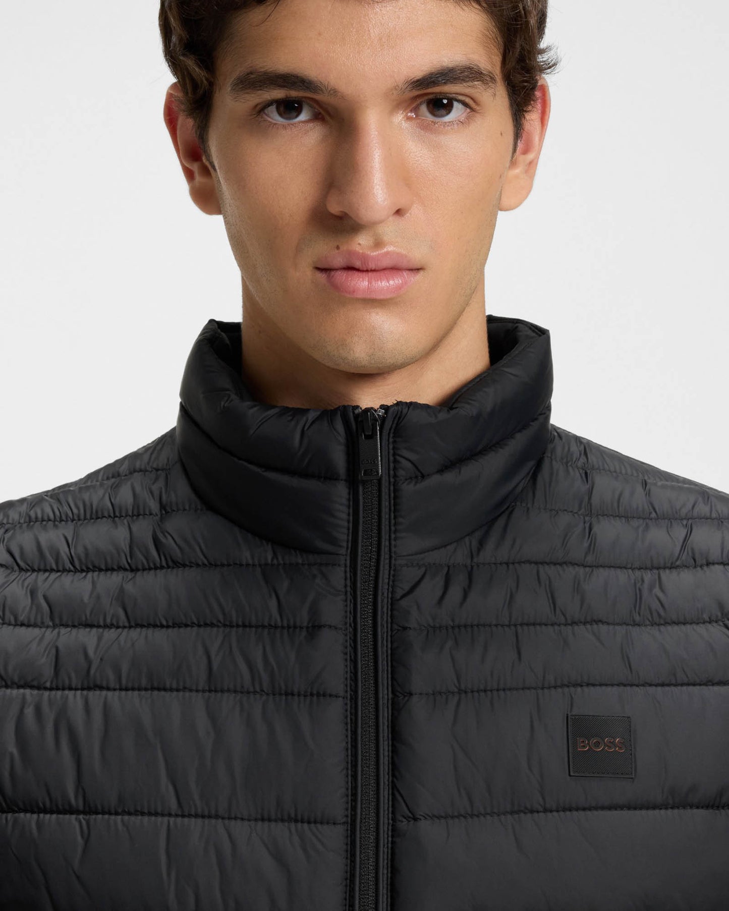 BOSS Orange Odeno 2 Mens Gilet - Black 001 | CHO | Designer Mens Gilets