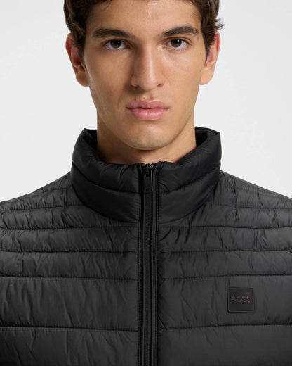 BOSS Orange Odeno 2 Mens Gilet - Black 001 | CHO | Designer Mens Gilets