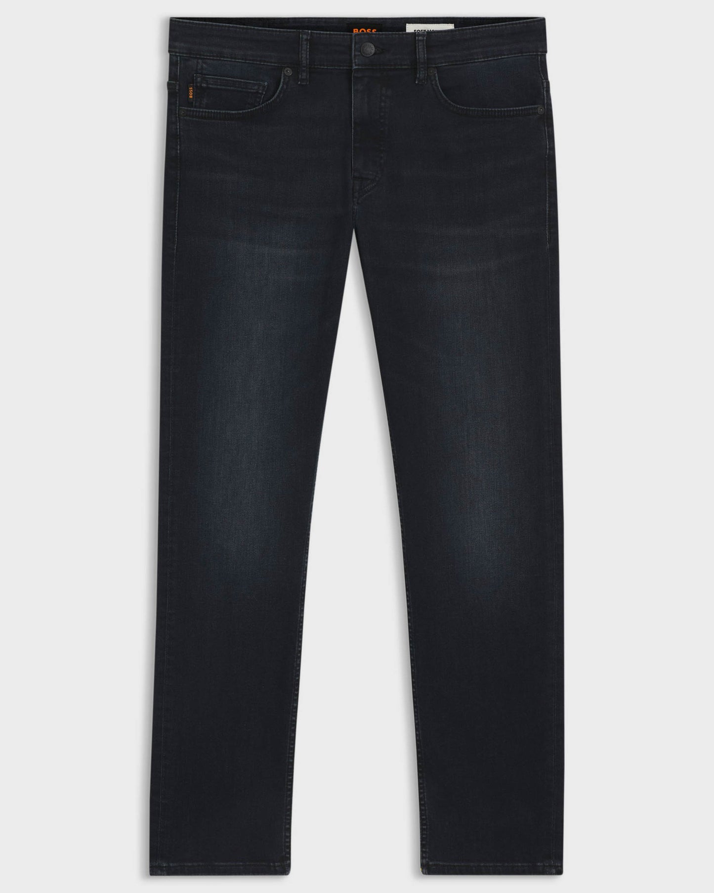 BOSS Orange Delaware Slim-Fit Jeans in Blue-Black Soft-Motion Denim  - Dark Blue 405