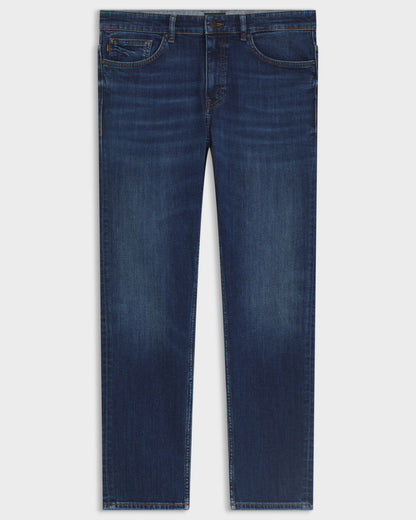 BOSS Orange Delaware Mens Slim-Fit Jeans in Blue Comfort-Stretch Denim  - Medium Blue 421