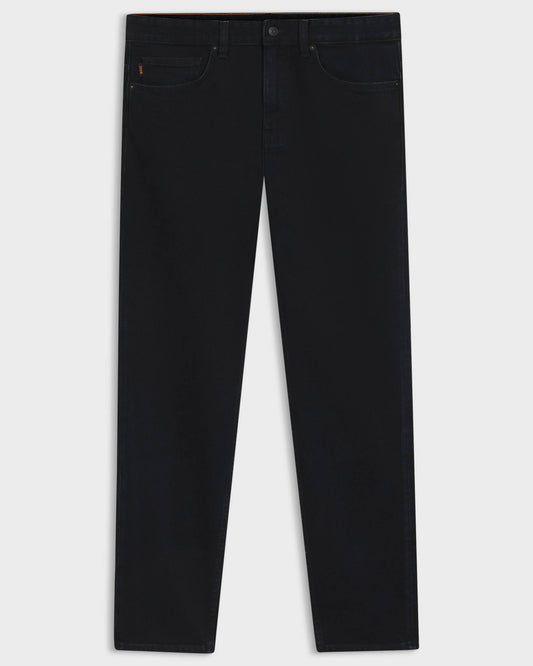 BOSS Orange Delaware Mens Slim-Fit Jeans in Blue Comfort-Stretch Denim  - Dark Blue 404