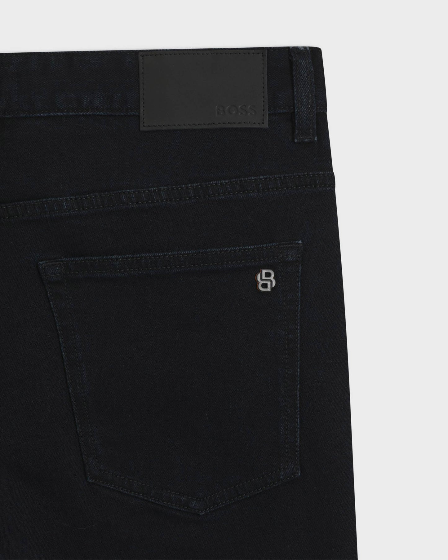 BOSS Orange Delaware Mens Slim-Fit Jeans in Blue Comfort-Stretch Denim  - Dark Blue 404