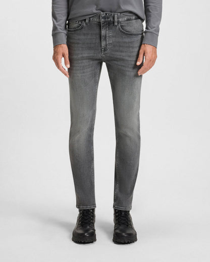 BOSS Orange Delaware Delaware Mens Slim-Fit Jeans in Grey Soft-Motion Denim - Medium Grey 038