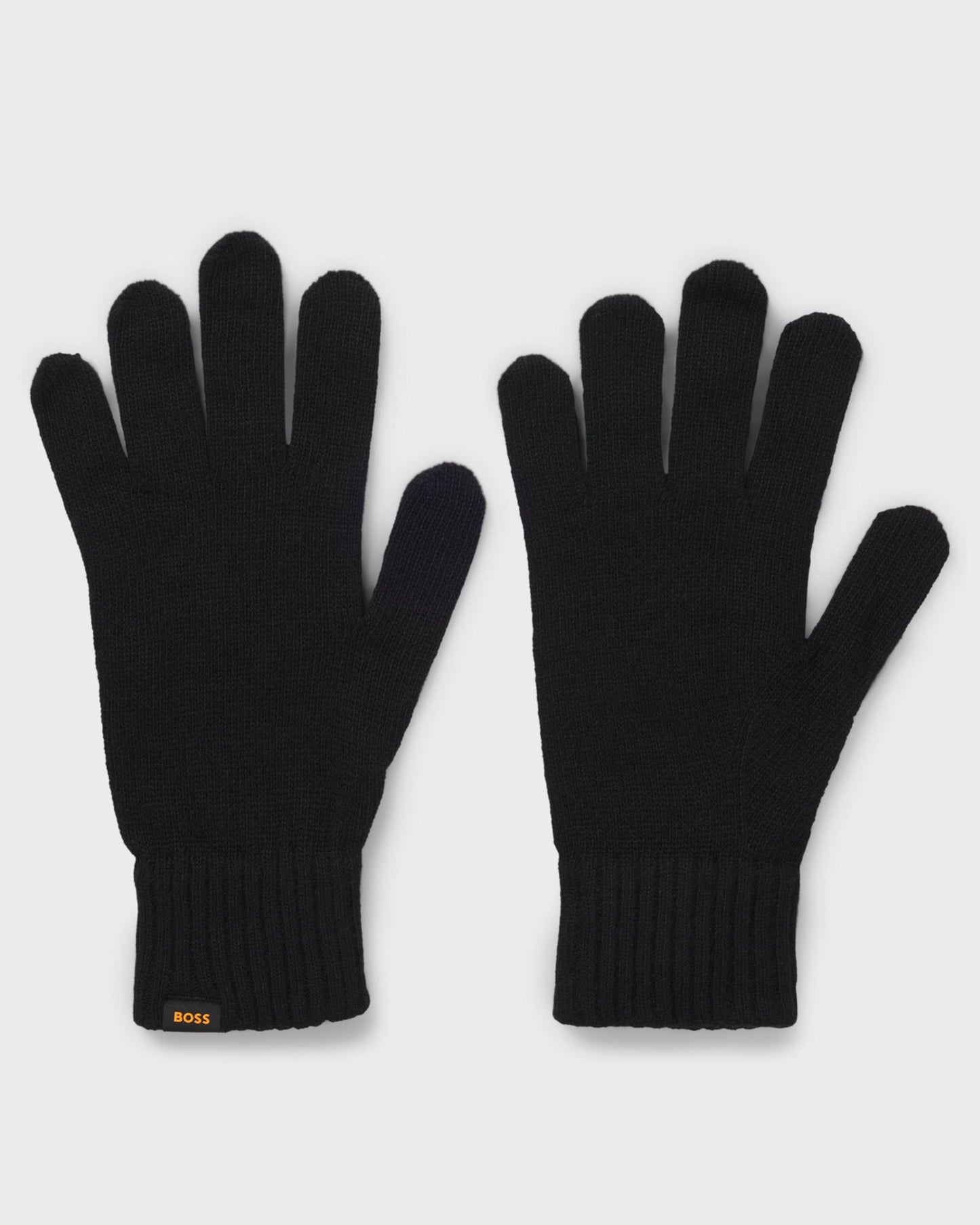 BOSS Orange Mens Kalipso Kintted Gloves & Beanie Hat Gift Set - Dark Blue 404
