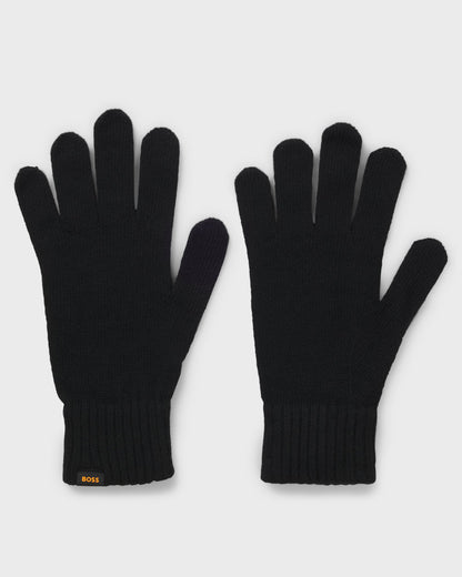 BOSS Orange Mens Kalipso Kintted Gloves & Beanie Hat Gift Set - Dark Blue 404