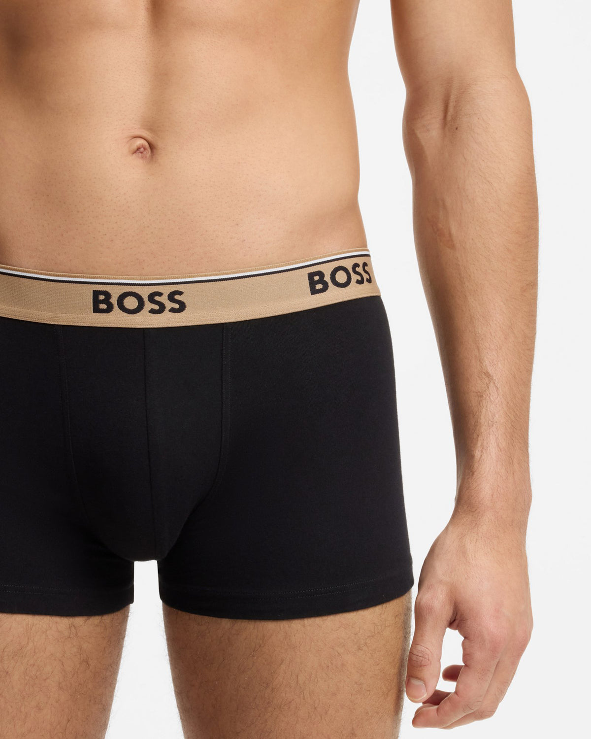 BOSS Orange Power 3-Pack Mens Trunks - Black 009