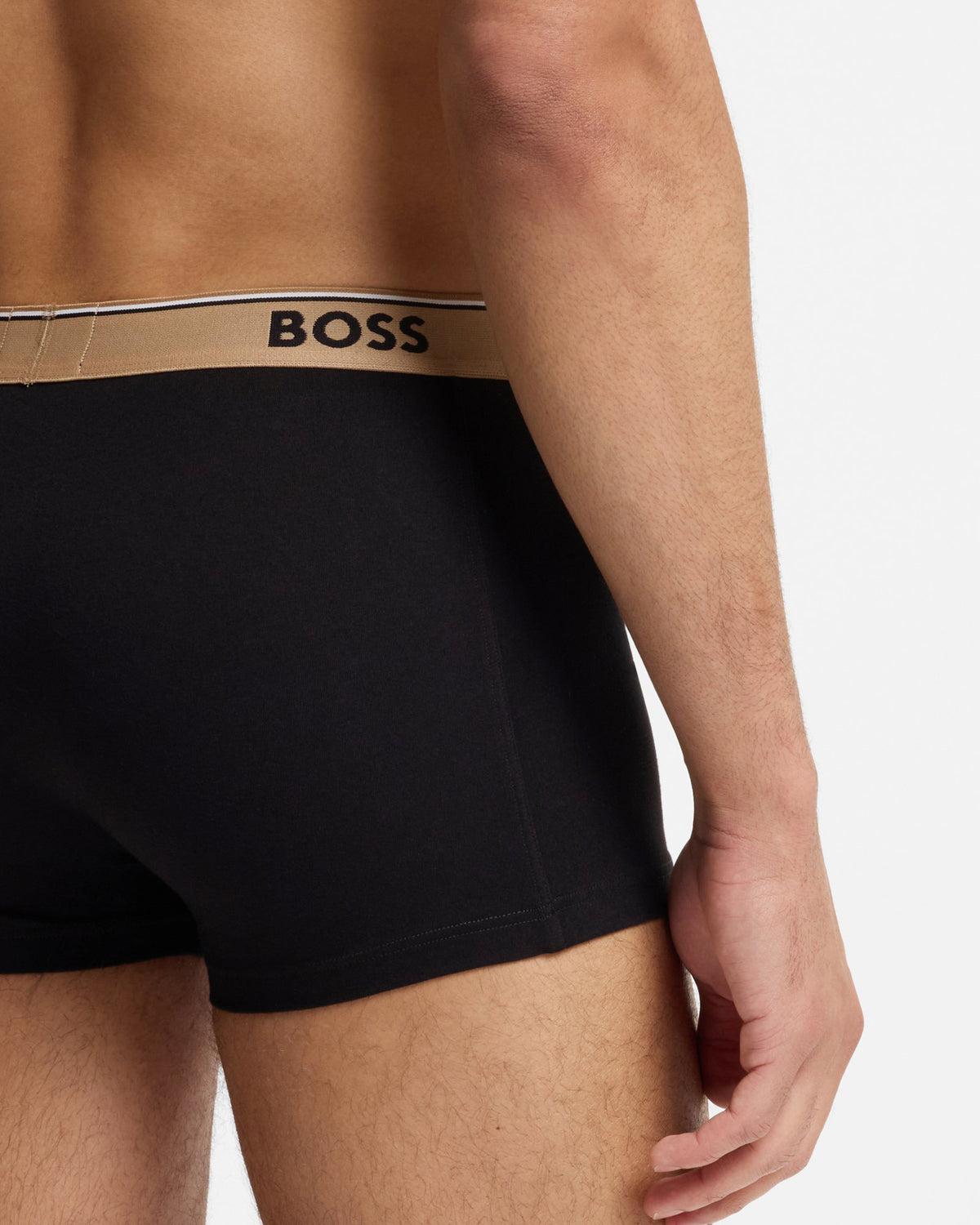BOSS Orange Power 3-Pack Mens Trunks - Black 009