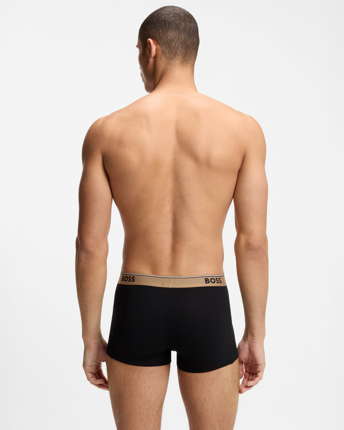 BOSS Orange Power 3-Pack Mens Trunks - Black 009