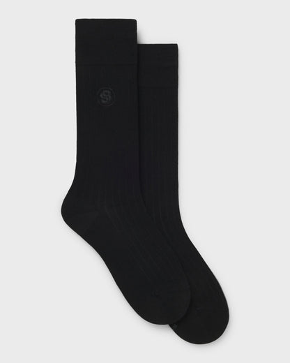 BOSS Orange 2-Pack Mens regular-length modal-blend socks - Black 001