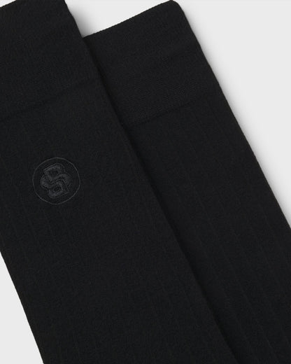 BOSS Orange 2-Pack Mens regular-length modal-blend socks - Black 001