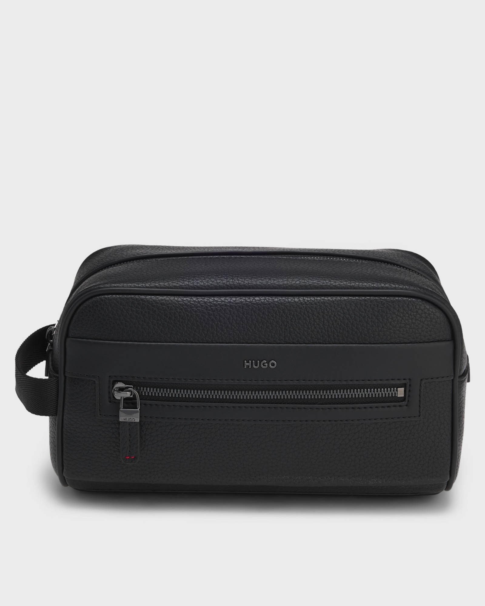 HUGO HUKE Mens Washbag - Black 002 | CHO | Designer Accessories,Mens Accessories,Bags,Wash Bags