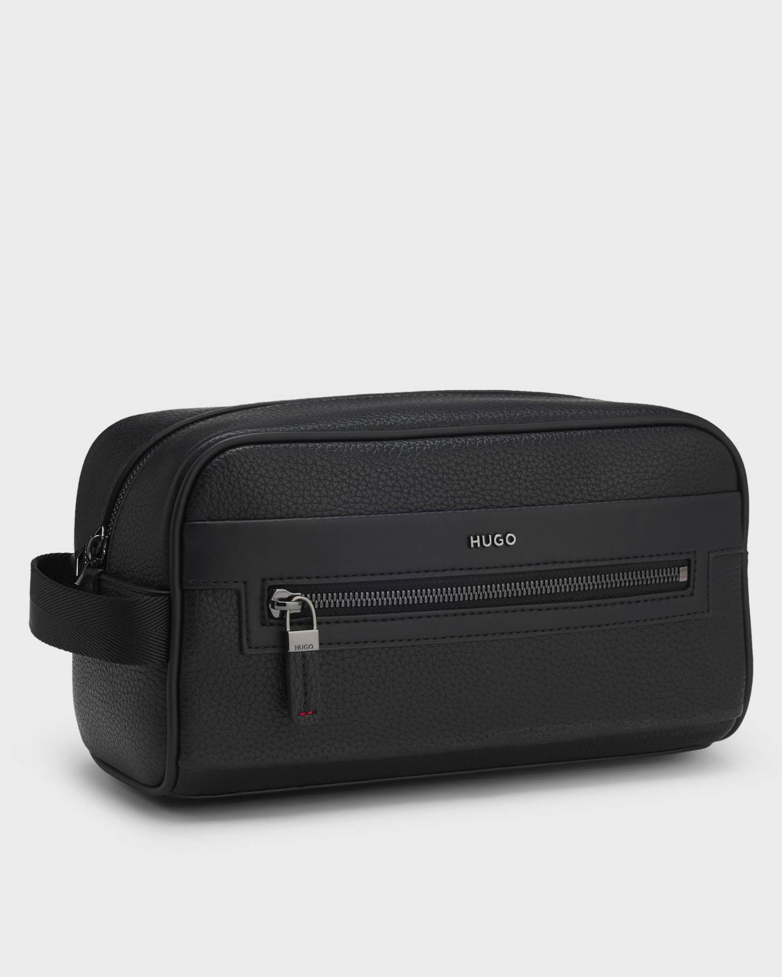 HUGO HUKE Mens Washbag - Black 002 | CHO | Designer Accessories,Mens Accessories,Bags,Wash Bags