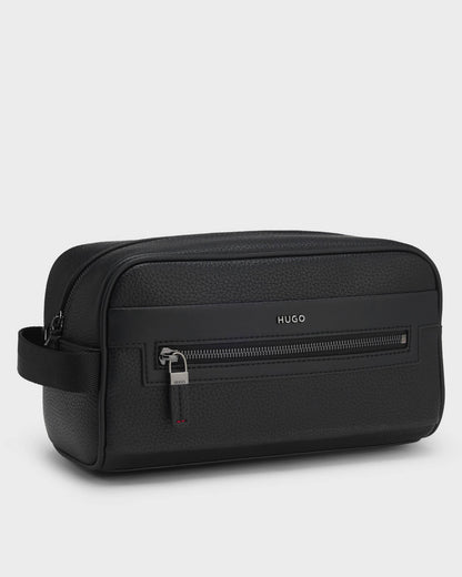 HUGO HUKE Mens Washbag - Black 002 | CHO | Designer Accessories,Mens Accessories,Bags,Wash Bags