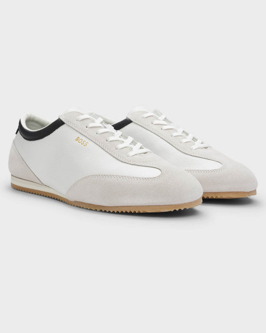 BOSS Orange Lineor Low Profile Mens Trainers - Open White 121