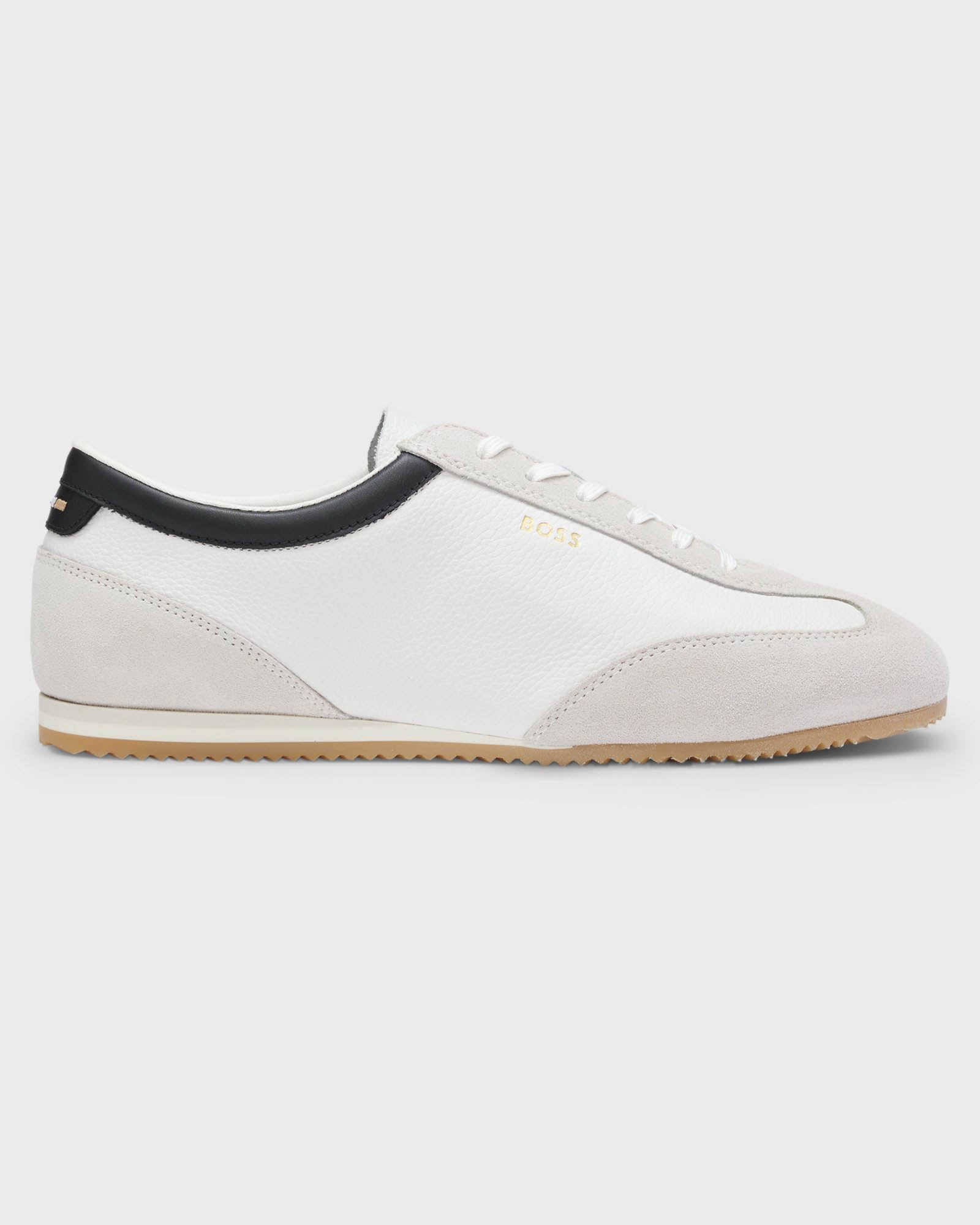 BOSS Orange Lineor Low Profile Mens Trainers - Open White 121 | CHO | Designer Mens Trainers