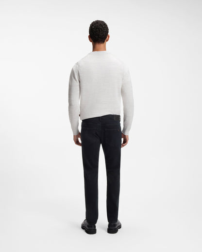BOSS Orange DELAWARE BO Mens Slim Fit Jeans - Dark Blue 404 back, full length