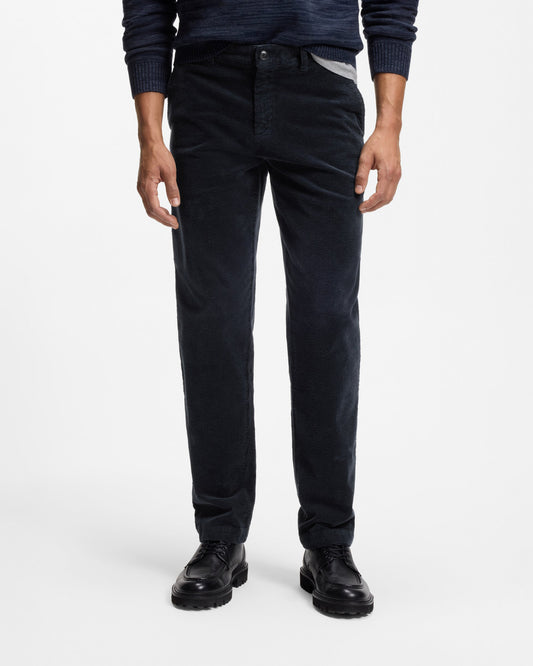 BOSS Orange N1 Mens Tapered Chinos - Dark Blue 404, front