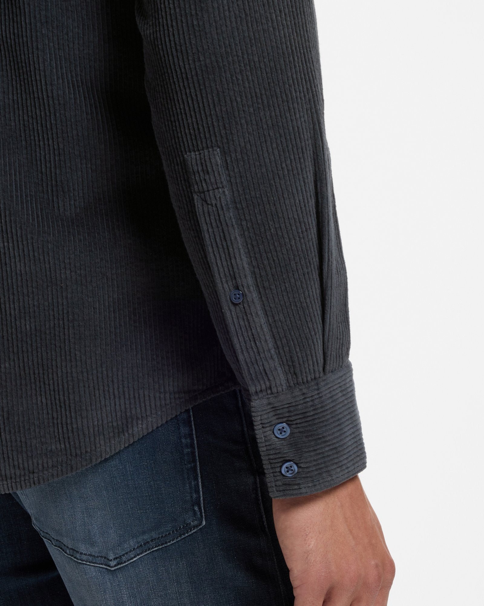 BOSS Orange Relegant 6 Mens Long Sleeve Cotton Shirt - Dark Blue 404 | CHO | Designer Mens,Shirts,Long Sleeve