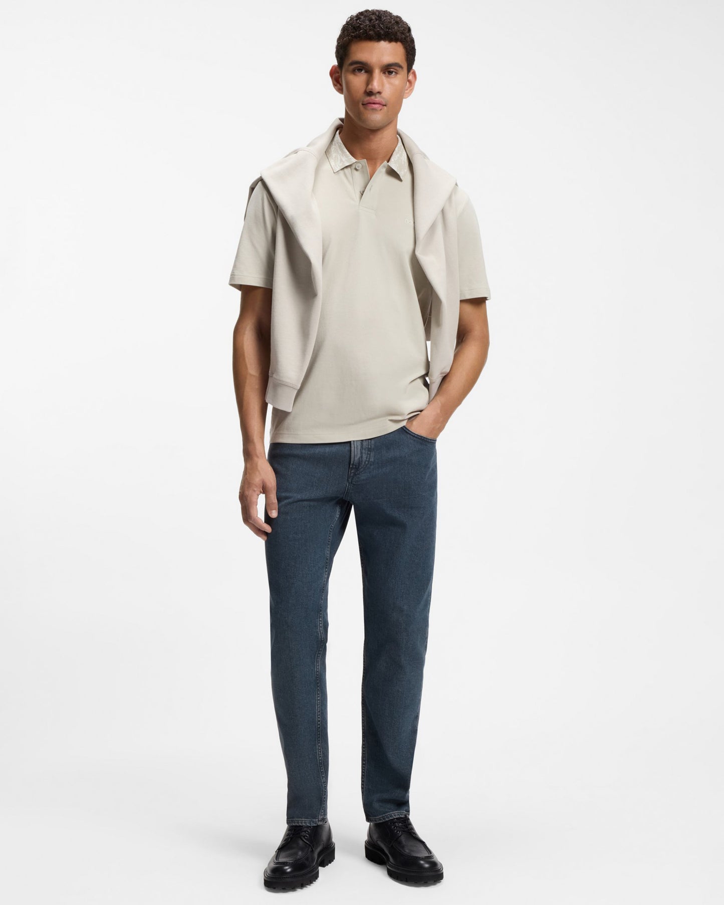 BOSS Orange RE.MAINE BO Mens Regular Fit Jeans - Navy 414