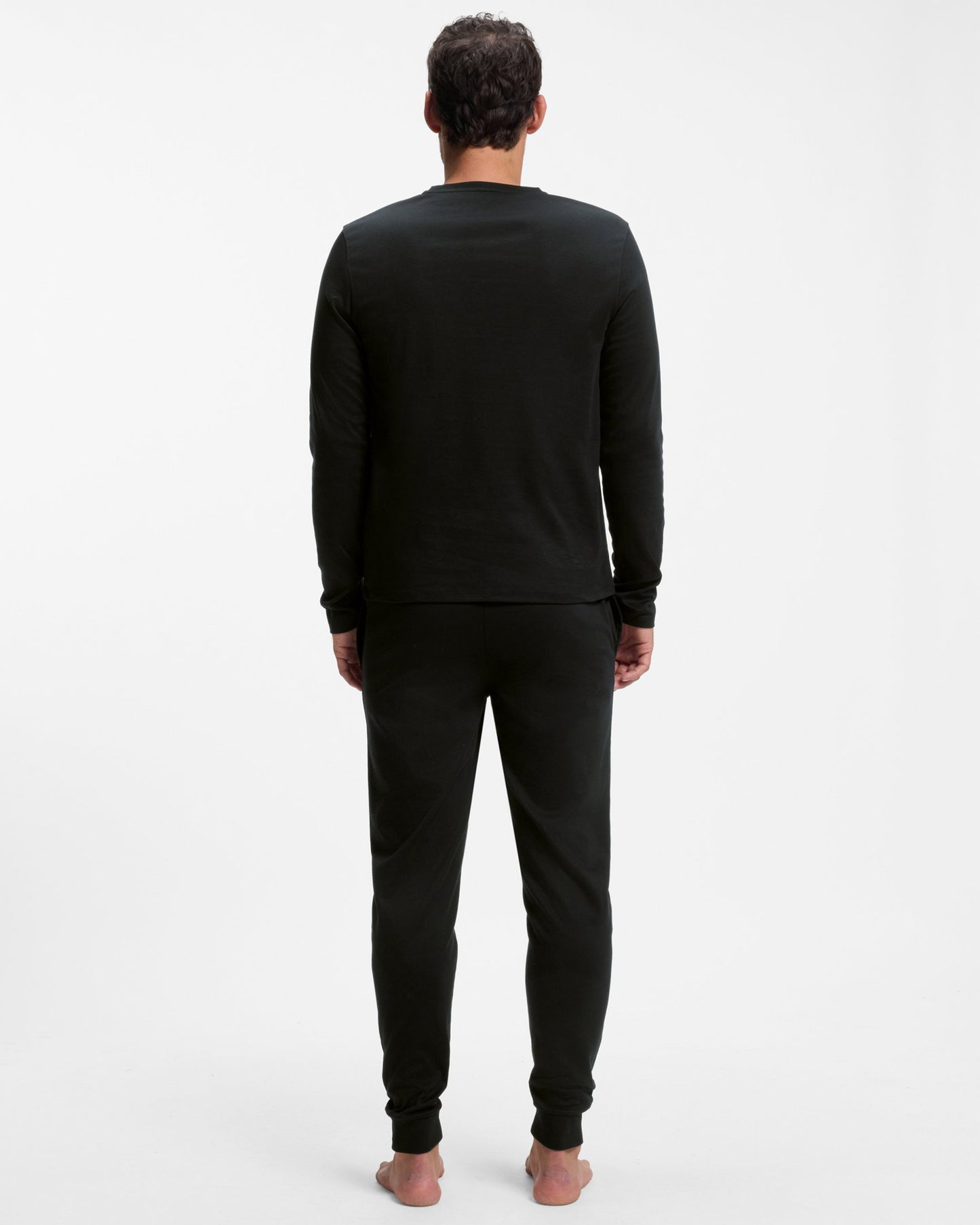 BOSS Orange Xmas Long Pyjama Set - Black 001