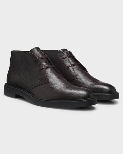 BOSS Orange Calev_Desb_grwl Mens Boots - Dark Brown 205