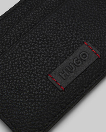 HUGO Ethon HI EVO Mens Card Case - Black 001 | CHO | Designer Accessories,Mens Accessories,Wallets & Purses