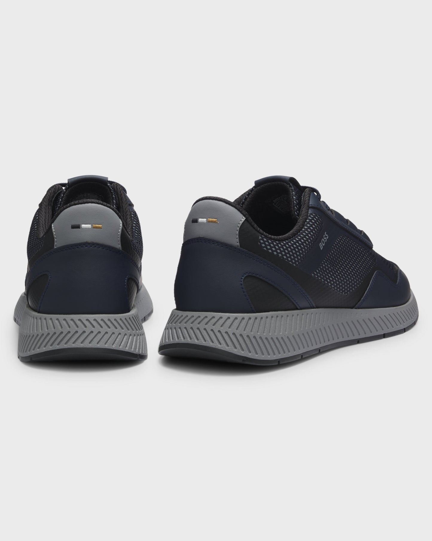 BOSS Orange Titanium_Runn_refthp Mens Trainers - Open Blue 461 back, pair