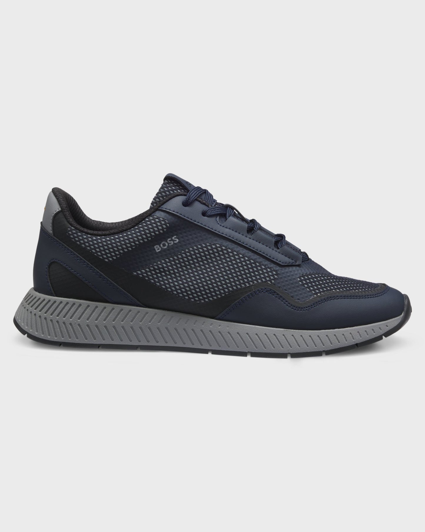 BOSS Orange Titanium_Runn_refthp Mens Trainers - Open Blue 461, side