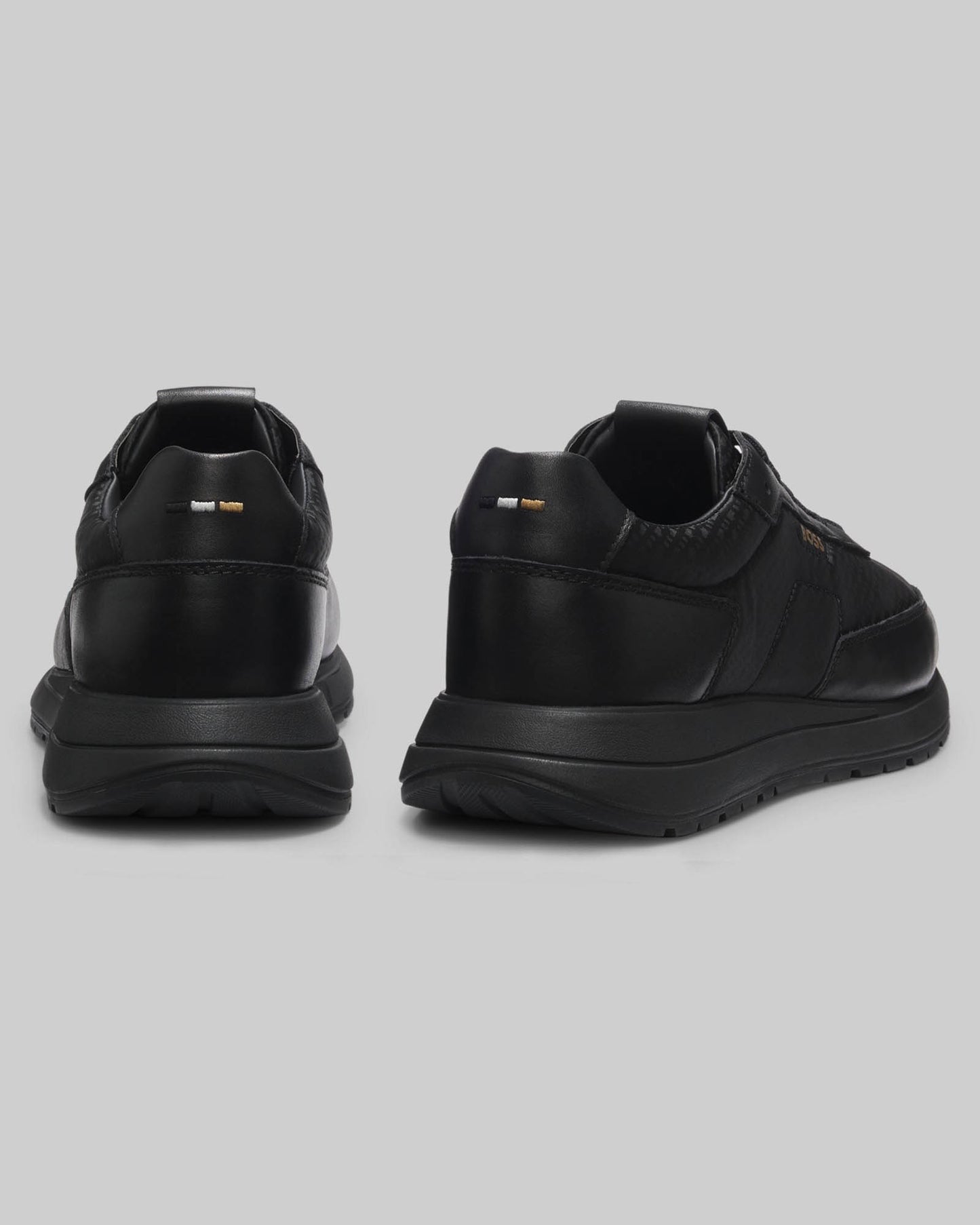 BOSS Orange Vinston_Runn_nymnlt Mens Trainers - Black 005 | CHO | Designer Footwear,Mens Footwear,Trainers