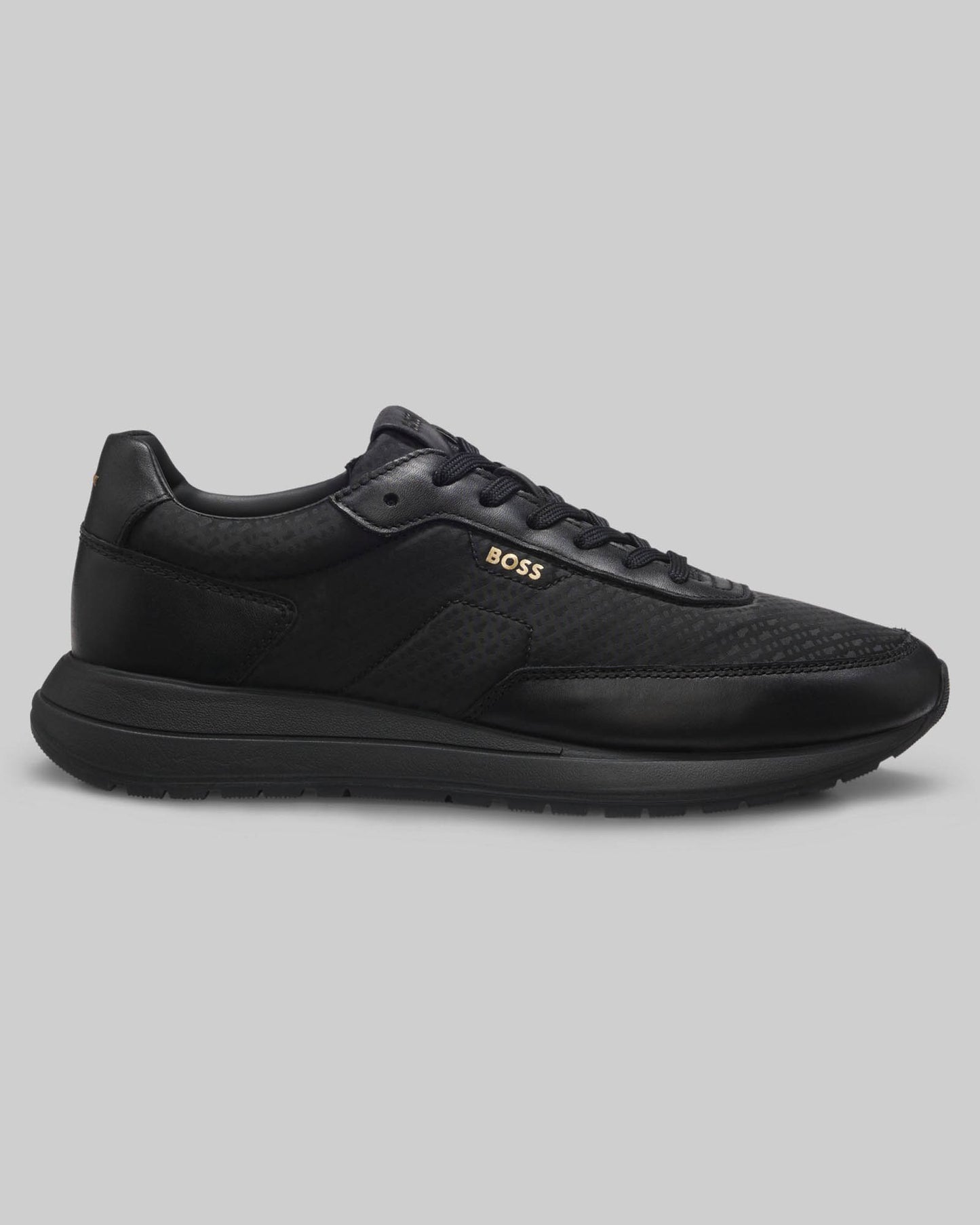 BOSS Orange Vinston_Runn_nymnlt Mens Trainers - Black 005 | CHO | Designer Footwear,Mens Footwear,Trainers