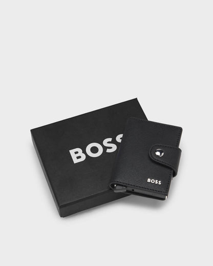 BOSS Orange Northon Mens Card Holder with Secrid Technology - Black 001 - Black 001 | CHO | Designer Mens Wallets