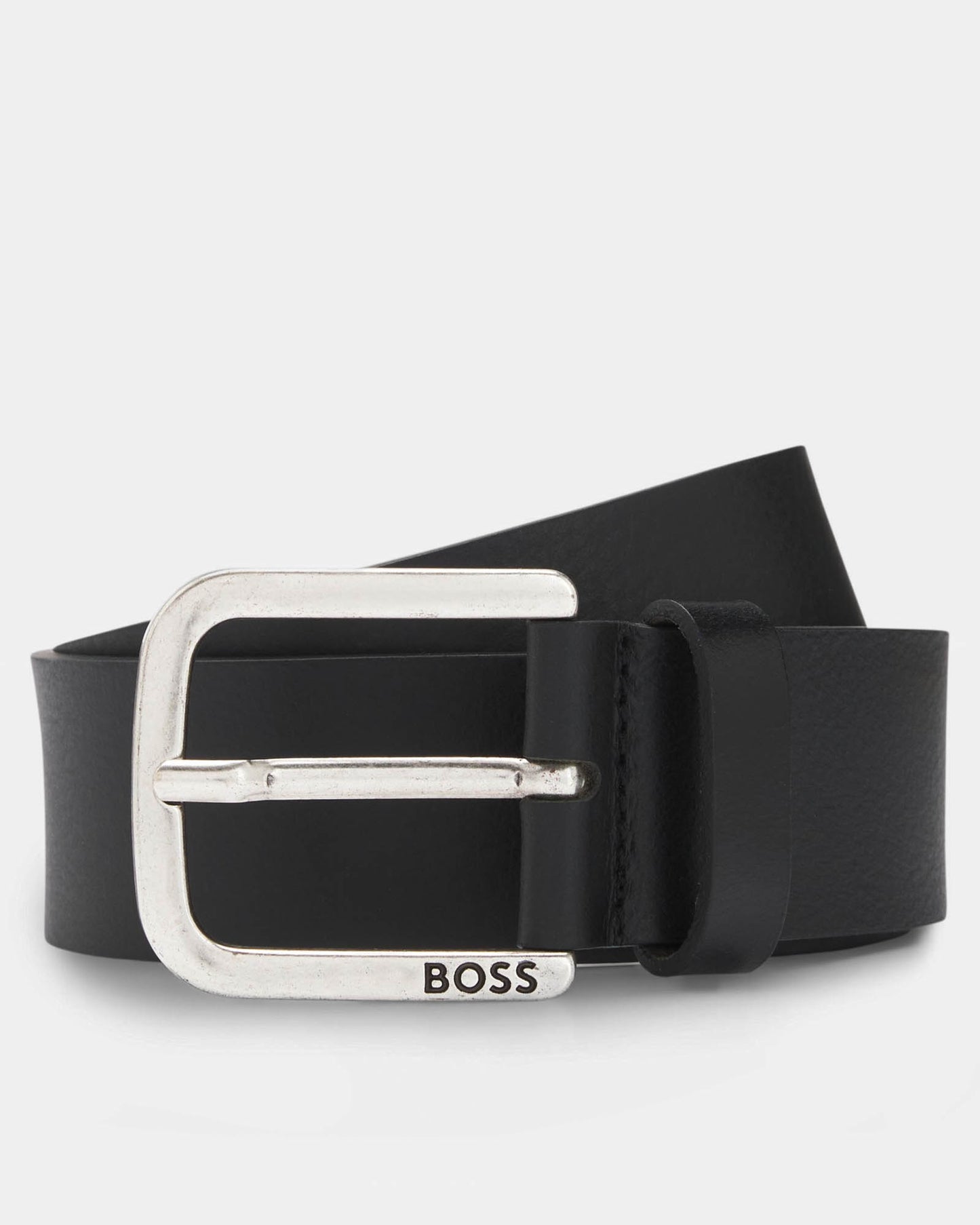 BOSS Orange Janni Mens Belt - Black 001 - CHO - Designer Mens Belts