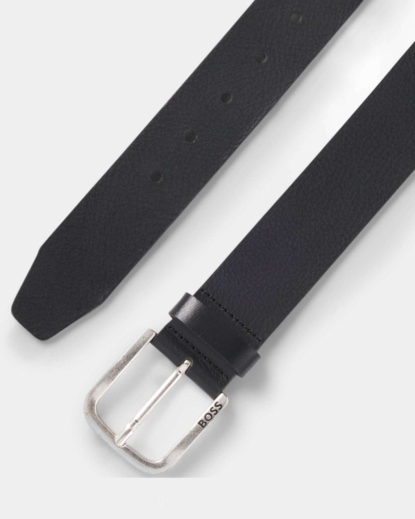 BOSS Orange Janni Mens Belt - Black 001 - CHO - Designer Mens Belts