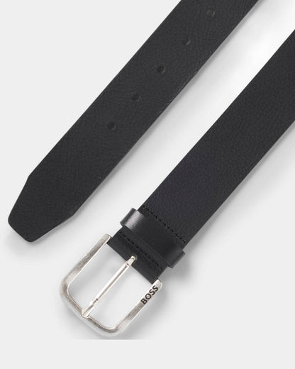 BOSS Orange Janni Mens Belt - Black 001 - CHO - Designer Mens Belts