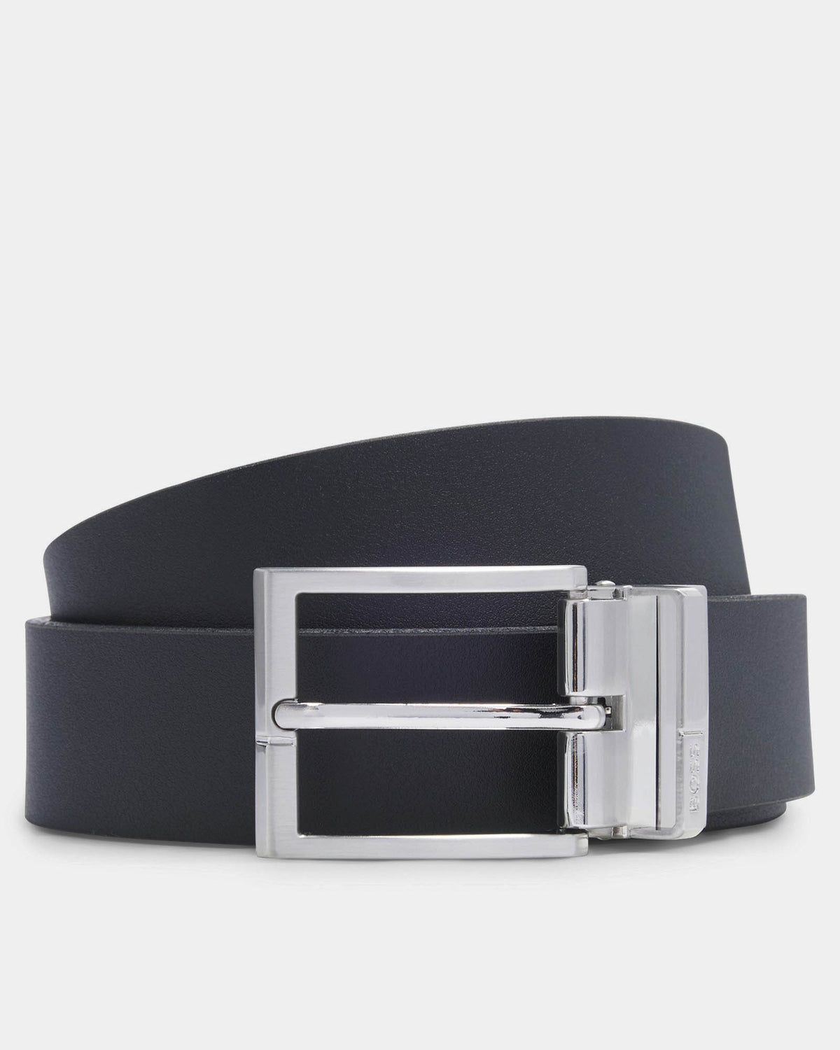 BOSS Orange Geppy Mens Reversible belt in Italian leather  - Black 004