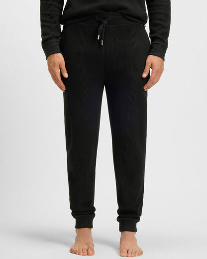 BOSS Orange Structure Mens Loungewear Pants - Black 001