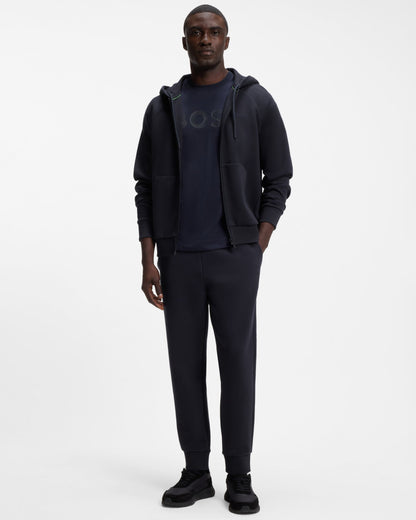 BOSS Green Saggy Mens Zip Hoodie - Dark Blue 402