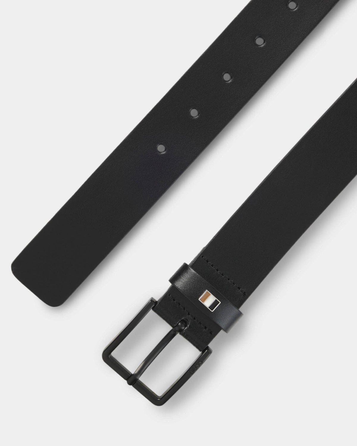 BOSS Orange Ther-B Mens Leather Belt - Black 001