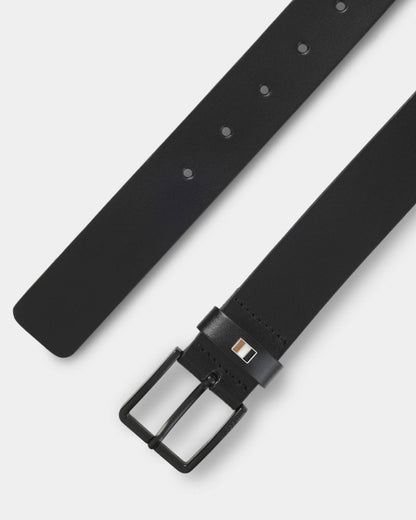 BOSS Orange Ther-B Mens Leather Belt - Black 001