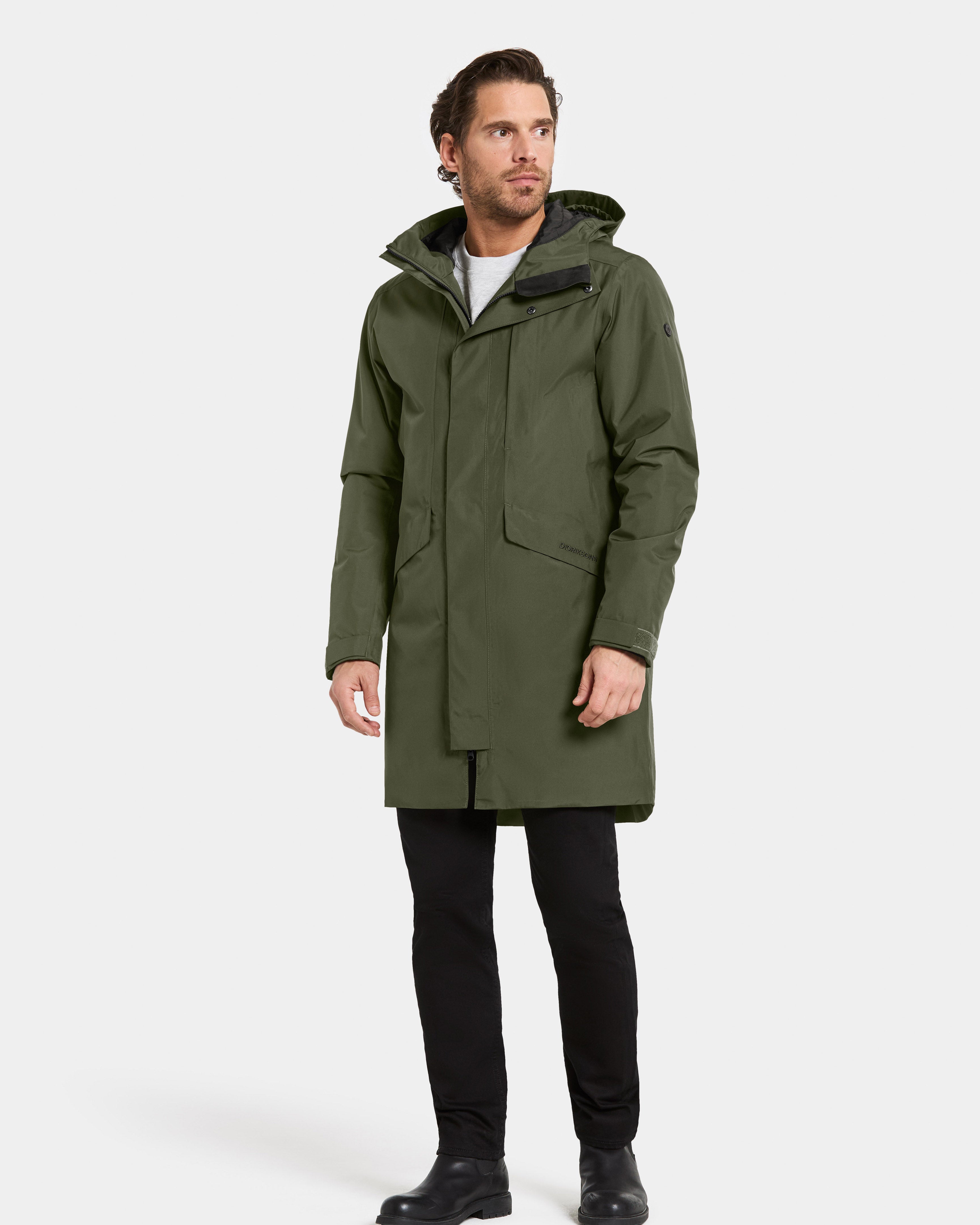 Didriksons Kenny 8 Unisex Parka - Deep Green 300 – CHO
