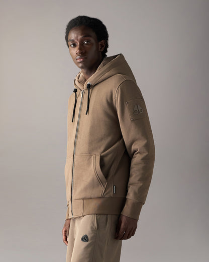 Moose Knuckles Classic Bunny 3 Mens Fleece Hoodie - Ashen 2019 | CHO | Designer Mens Hoodies