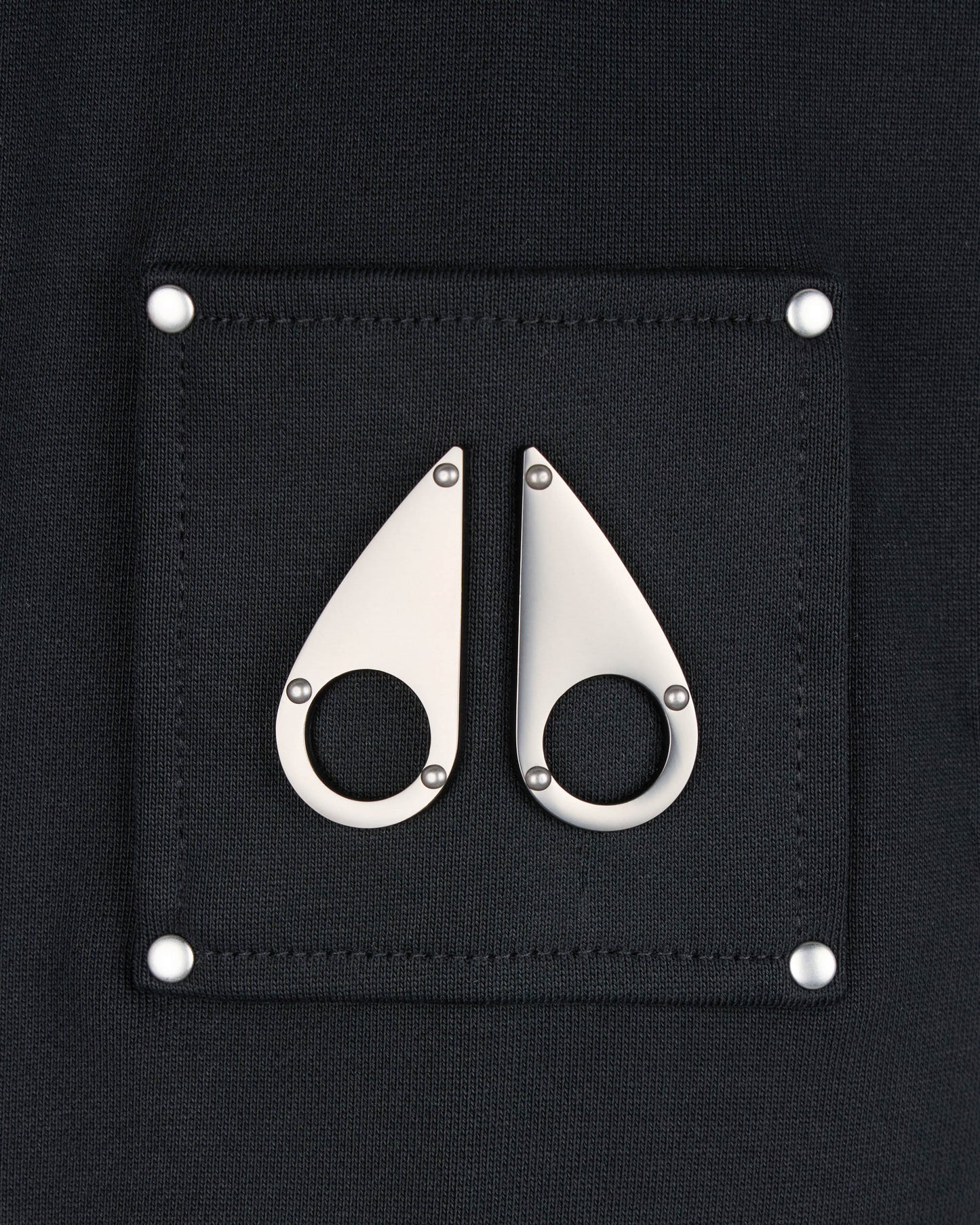 Moose Knuckles Hartsfield Mens Zip Up Hoodie - Black 292 - CHO - Designer Mens Zip Hoodies