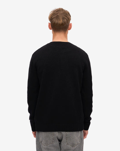 Colorful Standard Classic Merino Wool Crew Neck Jumper - Deep Black