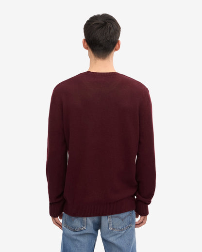 Colorful Standard Classic Merino Wool Crew Neck Jumper - Oxblood Red