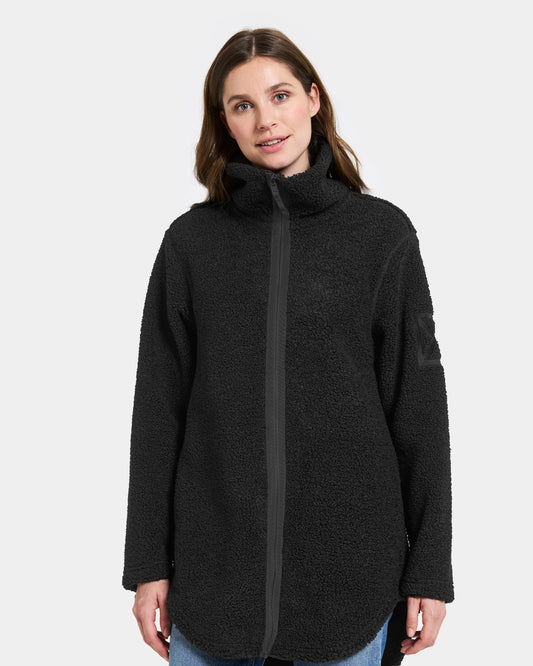 Didriksons Umi 3 Womens Full Zip Fleece - Black 060