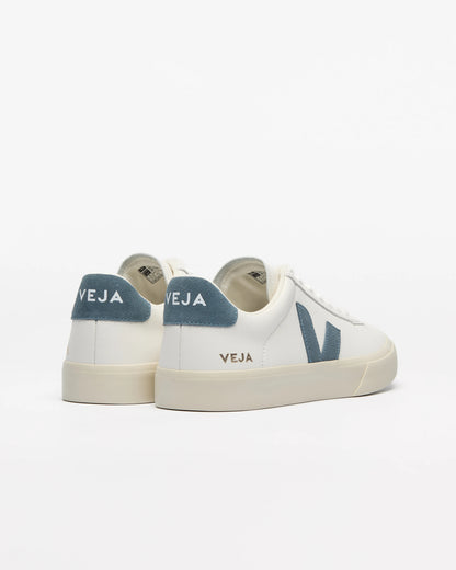 Veja Campo Leather Womens Trainers - White/California