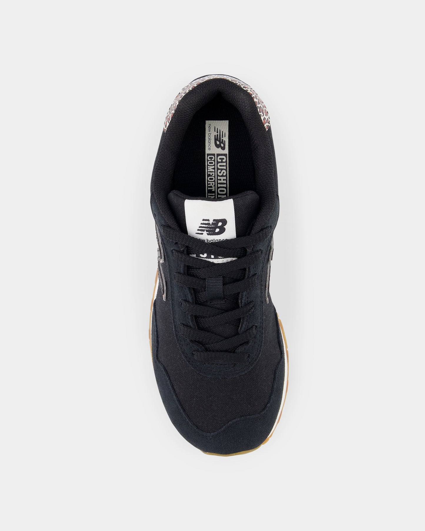 New Balance 515 Womens Trainers in Black - top view